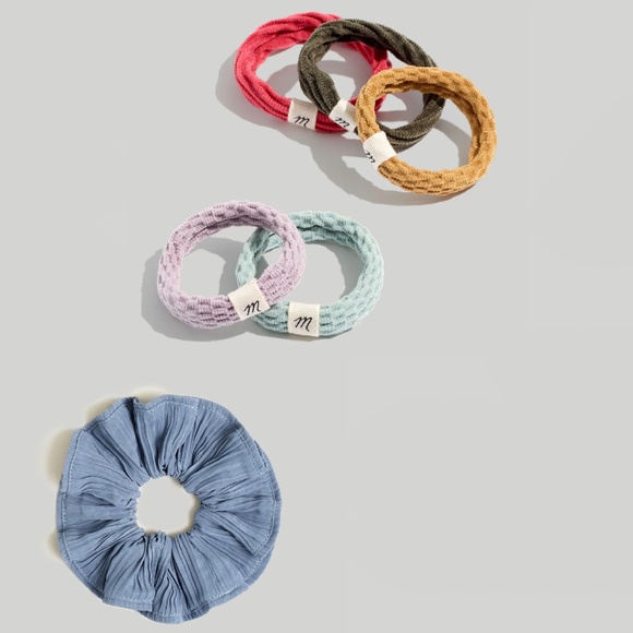 New MADEWELL Lot of 6 Scrunchies - Picture 1 of 2